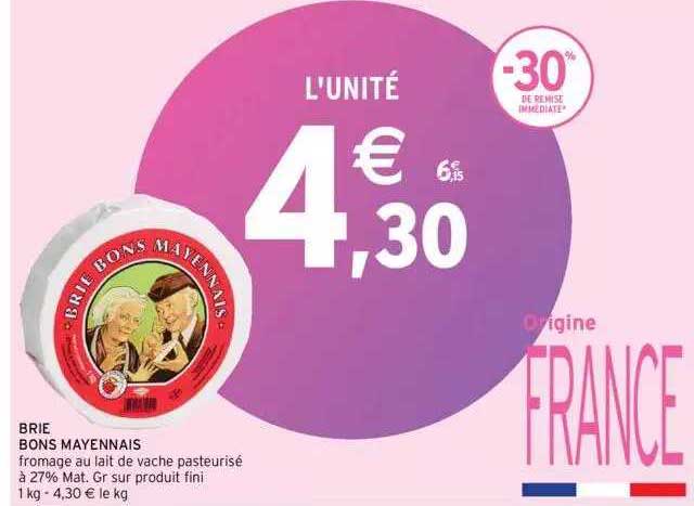 Brie Bons Mayennais