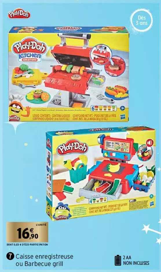 caisse enregistreuse ou barbecue grill play-doh