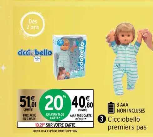 Cicciobello Premiers Pas