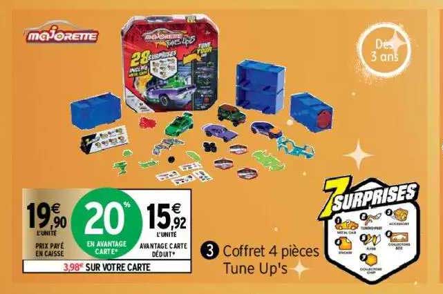 coffret 4 pièces tune up's majorette