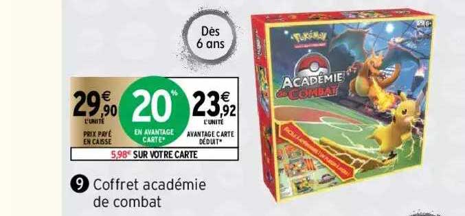 coffret académie de combat pokémon