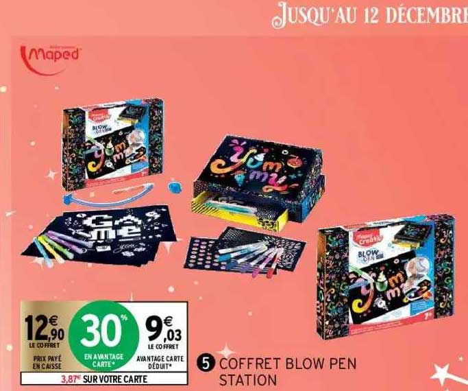 coffret blow pen station