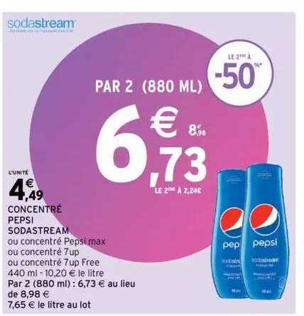 Concentré Pepsi Sodastream
