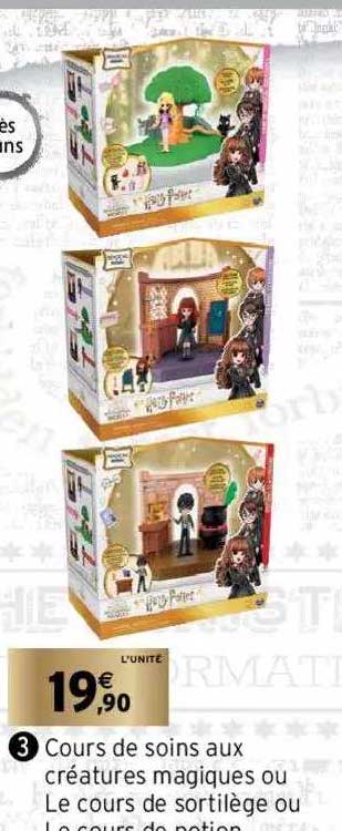 cours de soins aux créatures magiques ou le cours de sortilège ou le cours de potion