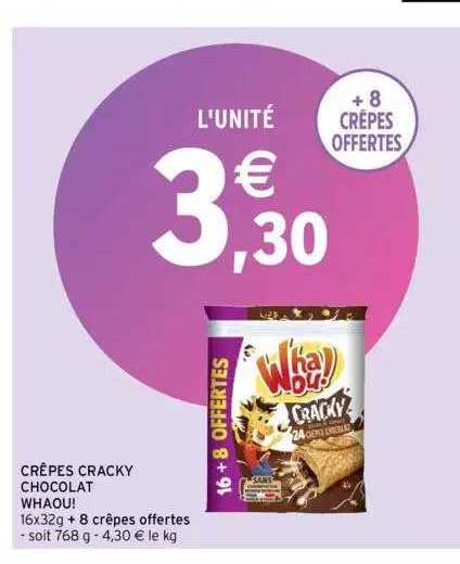 Crêpes Cracky Chocolat Whaou!