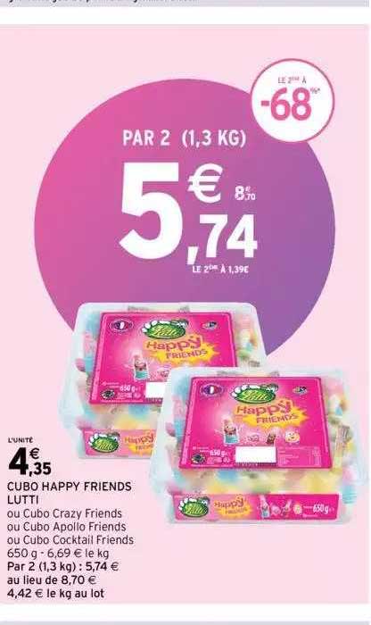 cubo happy friends lutti