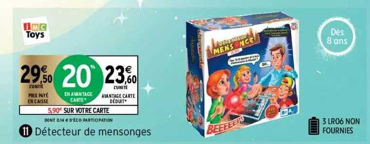 détecteur de mensonges imc toys