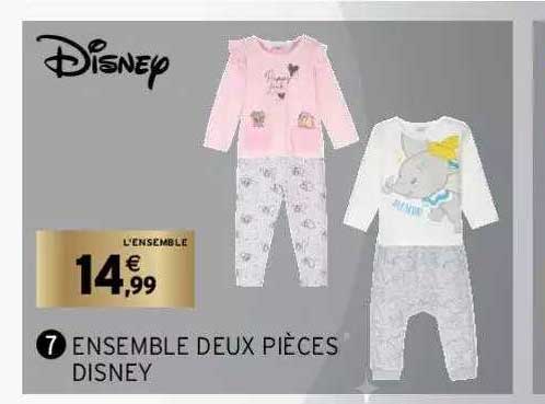 ensemble deux pièces disney