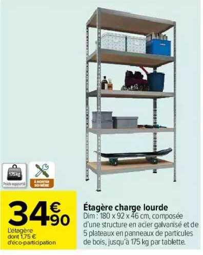 étagère charge lourde