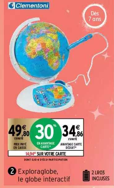 Exploraglobe, Le Globe Interactif Clementoni