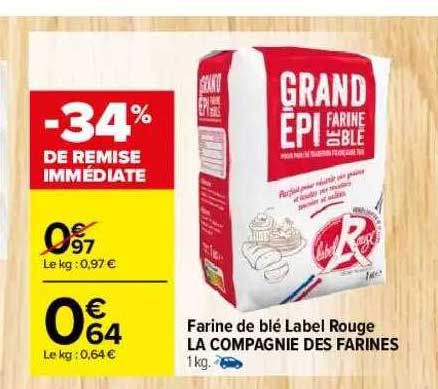 farine de blé label rouge la compagnie des farines
