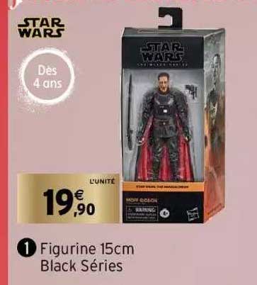 figurine 15 cm black séries star wars