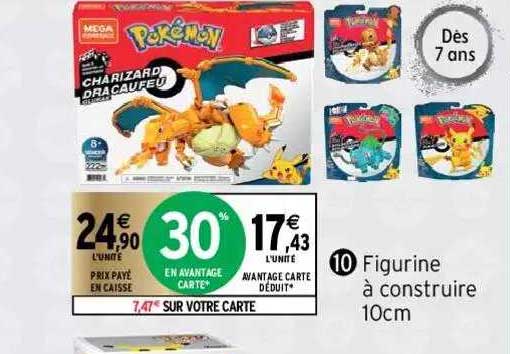 figurine à construire 10 cm pokémon