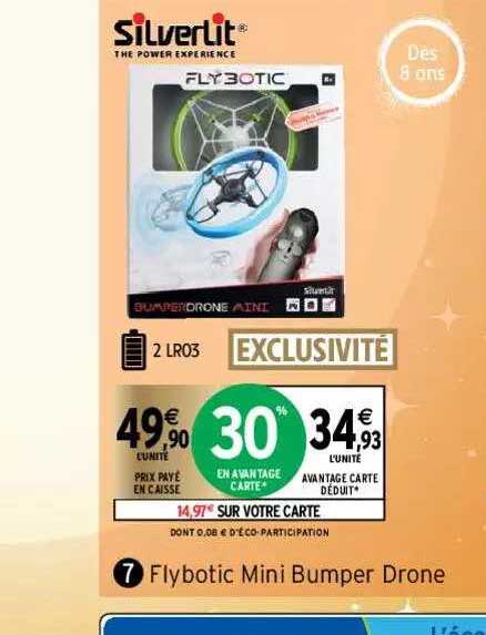 flybotic mini bumper drone silverlit