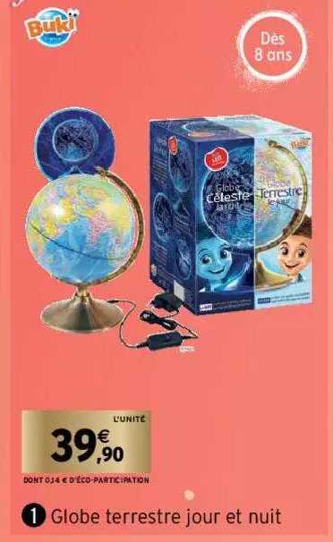 globe terrestre jour et nuit bukï