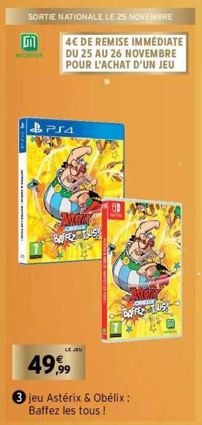 jeu astérix & obélix : baffez les tous !