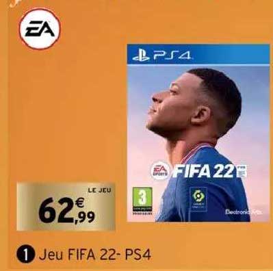 jeu fifa 22- ps4