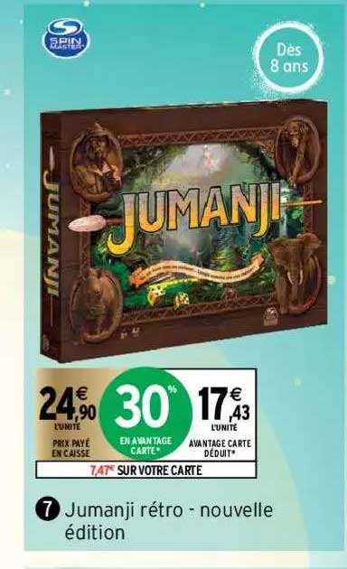 jumanji rétro - nouvelle édition