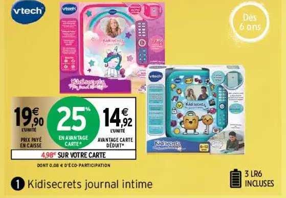 kidisecrets journal intime  vtech