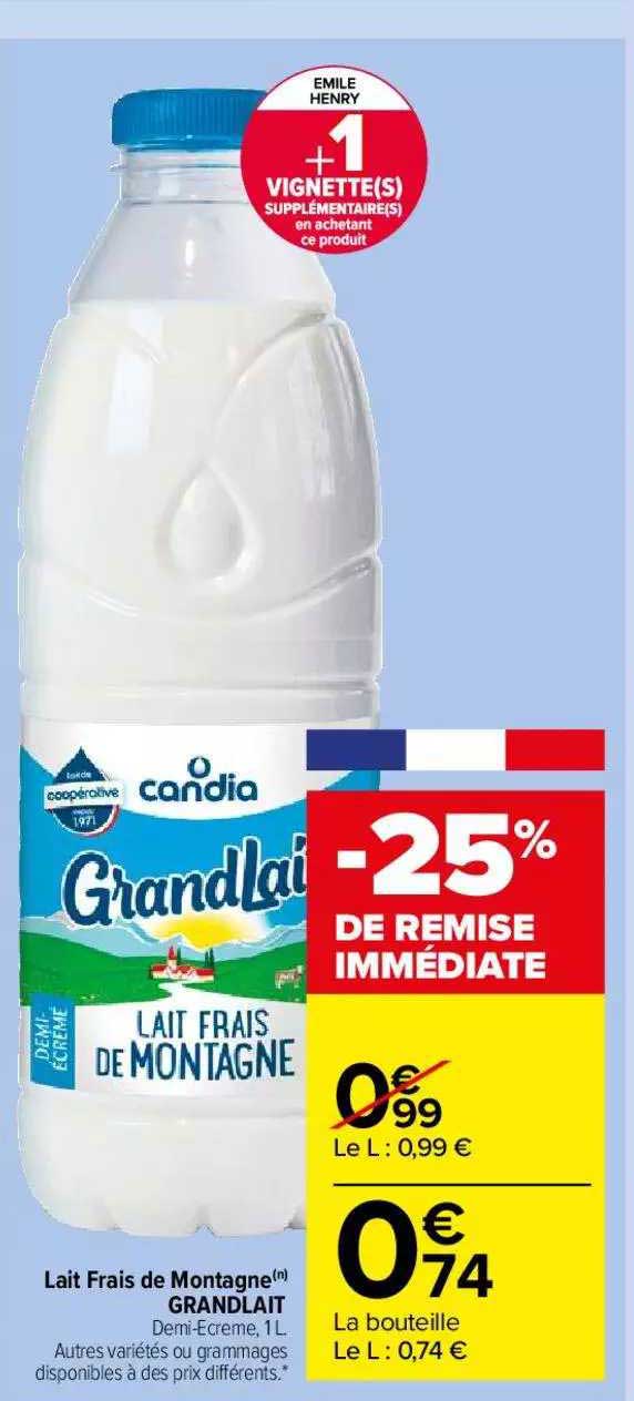 Lait Frais De Montagne Grandlait