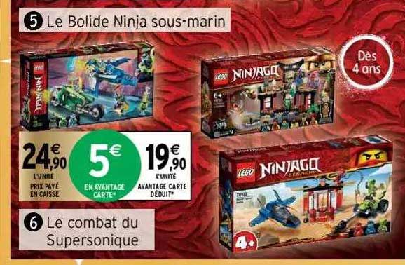 Le Combat Du Supersonique, Le Bolide Ninja Sous-marin Lego Ninjago