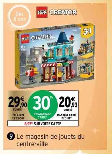 le magasin de jouets du centre-ville lego creator