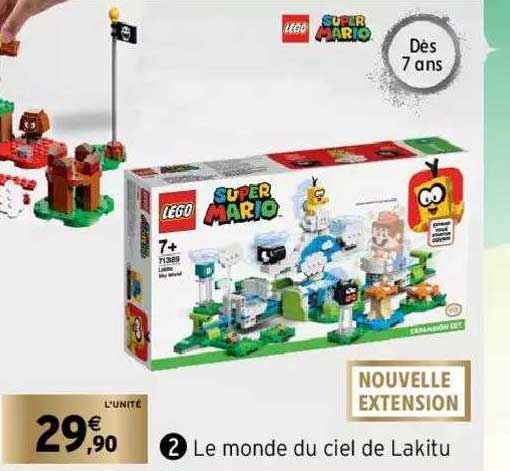 Le Monde Du Ciel De Lakitu Lego Super Mario