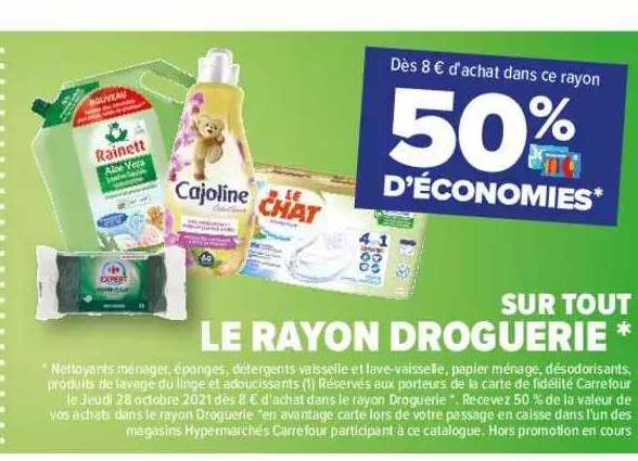 le rayon droguerie