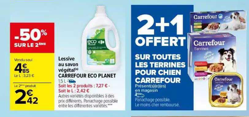 lessive au savon végétal carrefour éco planet