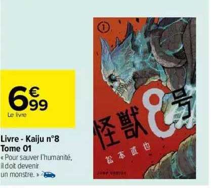 livre - kaiju n°8 tome 01