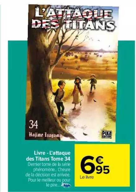 livre - l'attaque des titans tome 34