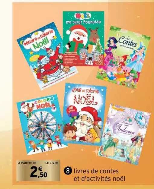 livres de contes et d'activités noël