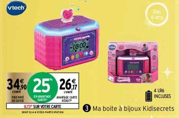 ma boite à bijoux kidisecrets vtech