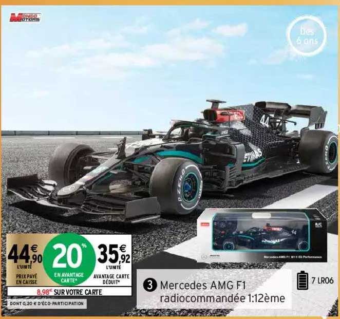 Mercedes Amg F1 Radiocommandée 1:12ème