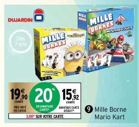 mille borne mario kart dujardin