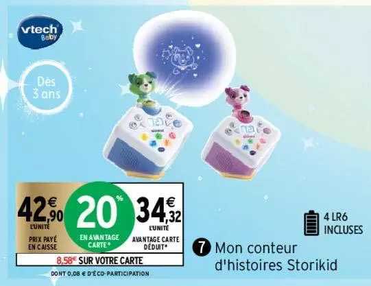 Mon Conteur D'histoires Storikid Vteck