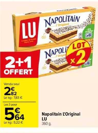 Napolitain L'original Lu