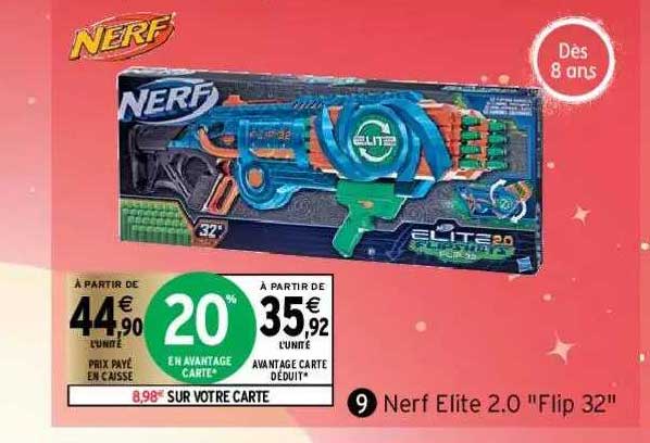 nerf elite 2.0 "flip 32" nerf