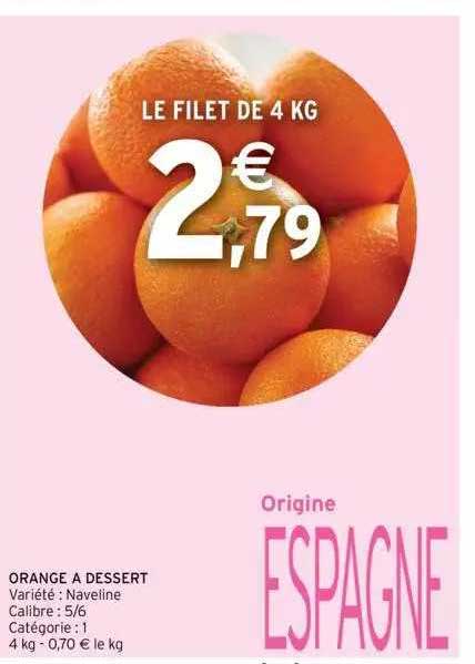 orange à dessert naveline