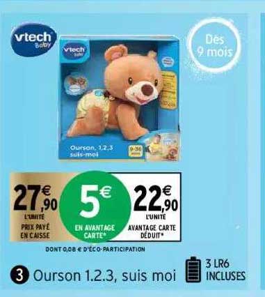 ourson 1.2.3, suis moi vtech