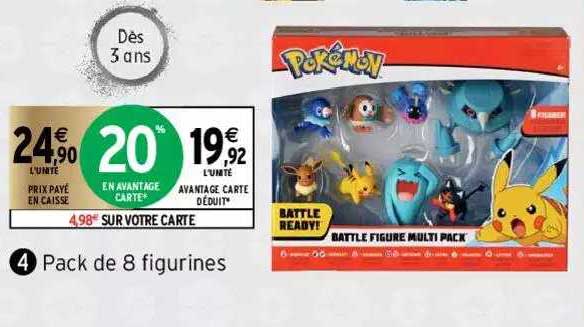 Pack De 8 Figurines Pokémon