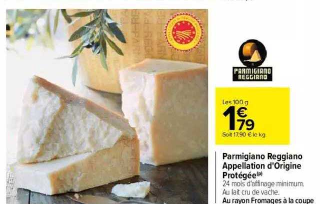 parmigiano reggiano appellation d'origine protégée