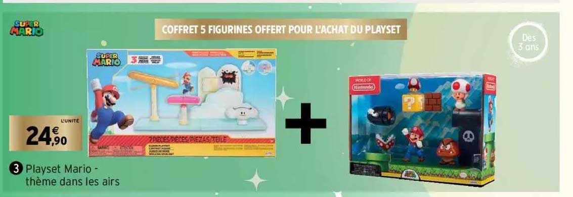 playset mario - thème dans les airs super mario