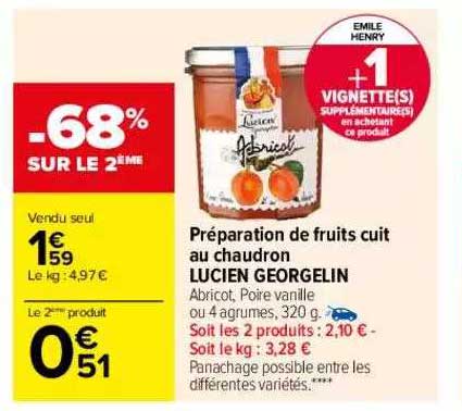 préparation de frits cuit au chaudron lucien georgelin