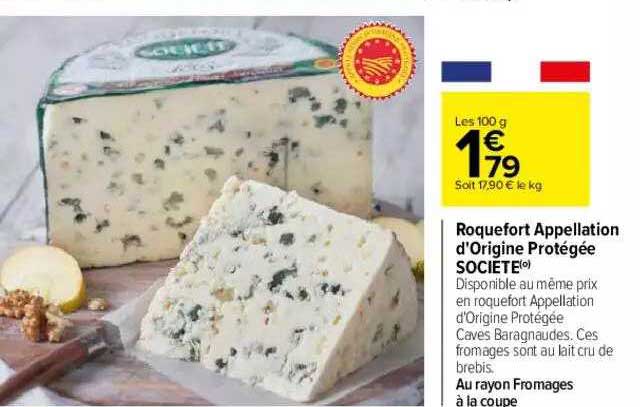 Roquefort Appellation D'origine Protégée Société