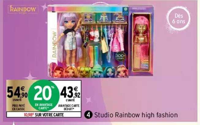 studio rainbow high fashion