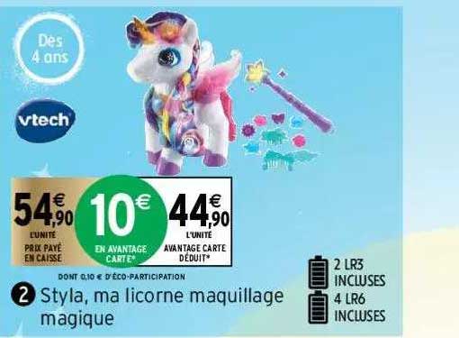 styla, malicorne maquillage magique vtech