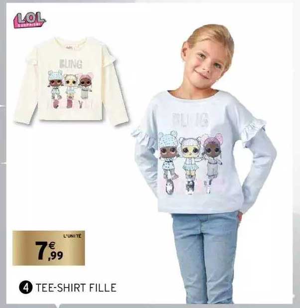 tee-shirt fille