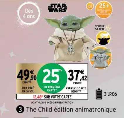 the child édition animatronique star wars