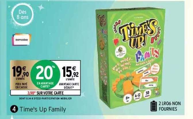 time's up family asmodee